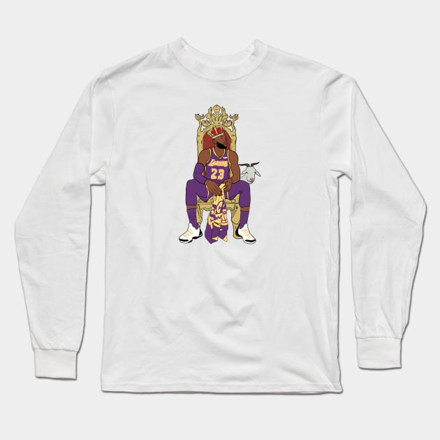 lebron james Long Sleeve T-Shirt by atiatiaman